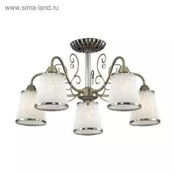 Люстра BRUNI 5x40Вт E14 бронза