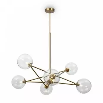 Люстра Bumble, 6x35Вт G9, цвет латунь