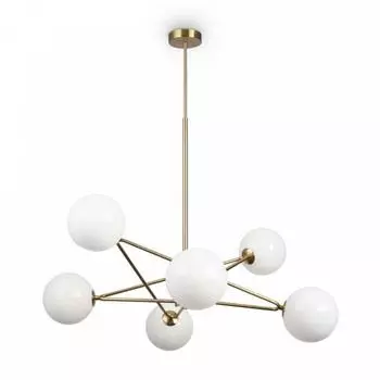 Люстра Bumble, 6x35Вт G9, цвет латунь