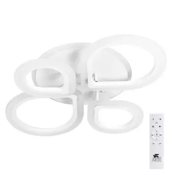 Люстра CAMELIA, 50Вт LED, 2700-7000К, 4500лм, цвет белый