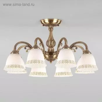 Люстра Campina, 8x60Вт E27, цвет бронза