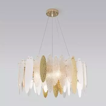 Люстра Canaria, 8x60Вт E14, цвет золото