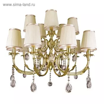 Люстра CAPPA 15x40Вт E14 золото 91x204см