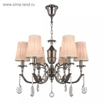 Люстра CAPPA 6х40Вт E14, хром 64x178 см