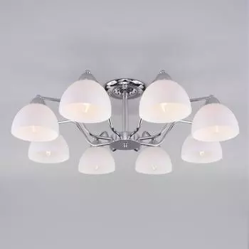 Люстра Carissa, 8x40Вт E27, цвет хром