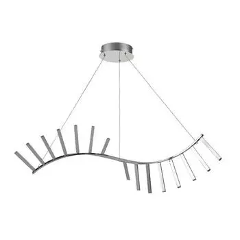 Люстра Caro, 65Вт LED , 4000K, 4550лм, цвет хром