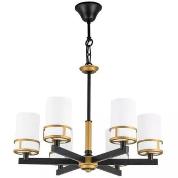 Люстра Cero, 6x40Вт E14, цвет чёрный