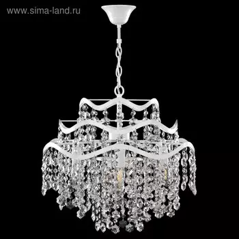 Люстра Charlotte, 7x40Вт E14, цвет белый