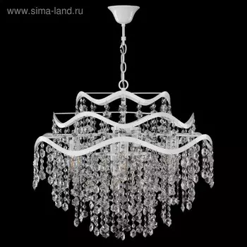 Люстра Charlotte, 9x40Вт E14, цвет белый