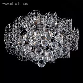 Люстра Charm 6x60Вт E27, хром 39x39x16 см