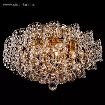 Люстра Charm 9x60Вт Е27 золото 50x50x25см