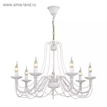 Люстра Chateau, 7x60Вт E14, цвет белый
