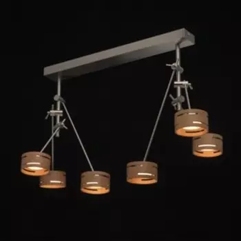 Люстра "Чил-аут" 6x5Вт LED хром 81x59x12см