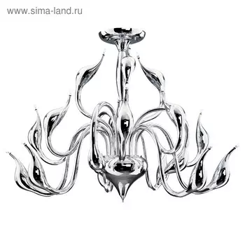 Люстра Cigno 18х20Вт G4 хром 90x70см