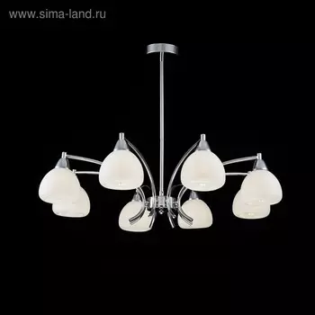 Люстра Cindy, 8x40Вт E14, цвет хром
