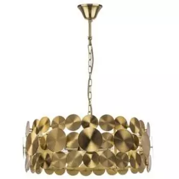 Люстра Circo, 6x40Вт E14, цвет латунь