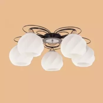 Люстра CL168155 "Николь" 5x75W E27 венге 60x60x20 см