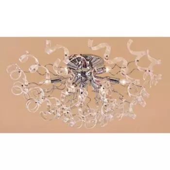 Люстра CL222190 «Рандом» 9x60W E14 хром/прозрачный86x86x34 см