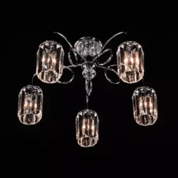 Люстра CL330151 «Синди», 5x60W E14, хром 60x60x33 см