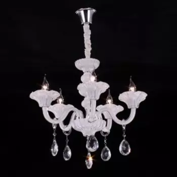 Люстра CL351150 «Ирида» 5x60W E14 белый 58x58x70 см