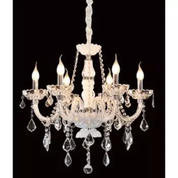 Люстра CL353161 «Финка» 6x60W E14 белый 62x62x70 см