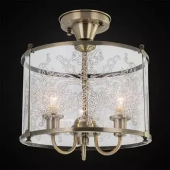 Люстра CL408233 «Версаль», 3x60W E14, бронза 37x37x40 см