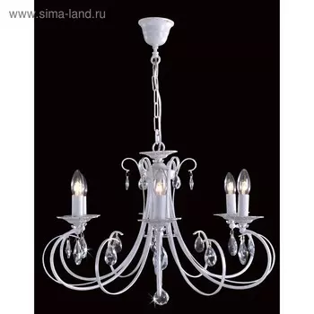 Люстра CL410162 "Джесси" 6x60W E14 белый 65x65x60 см