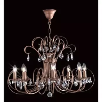 Люстра CL411181 «Марлен» 8x60W E14 кофейный 75x75x60 см