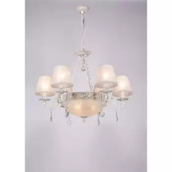 Люстра CL424161 "Бельведер" 9x40W E14 бел./золото 69x69x48 см