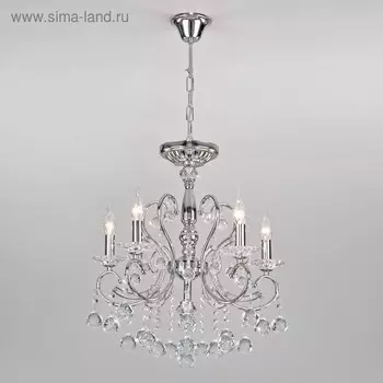 Люстра Collana 5x60Вт E14 хром