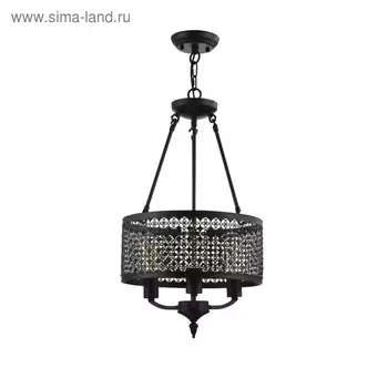 Люстра Conte, 3x60Вт E27, цвет коричневый