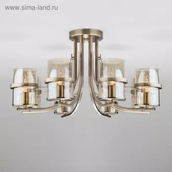 Люстра Coppa 8x60Вт E14 бронза