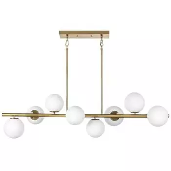 Люстра Croco, 8x40Вт E14, цвет латунь