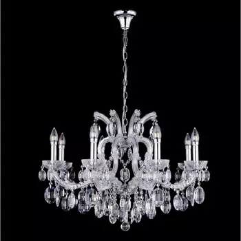 Люстра Crystal Lux, Hollywood 2010/308, E14, 8х40 Вт, 77х77х77 см, цвет хром