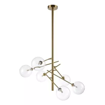 Люстра Crystal Lux, Marcos 0880/306, G9, 6х60 Вт, 73х58х58 см, цвет бронза