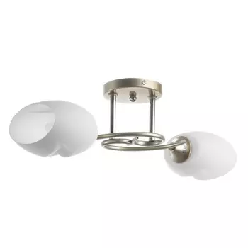 Люстра "Дайки" 2х60Вт Е27 золото 50х15х20см SVK