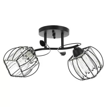 Люстра «Дэки» 2хЕ27 40 Вт черный 461022 см BayerLux