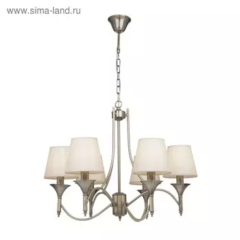 Люстра Dalia 6x40Вт E14 бронза