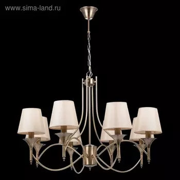 Люстра Dalia 8x40Вт E14 бронза