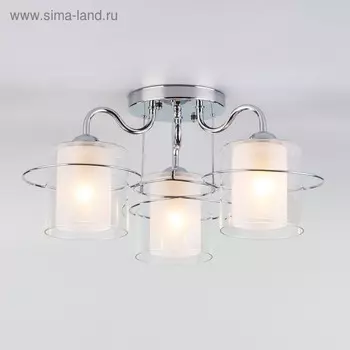 Люстра Darcy, 3x40Вт E27, цвет хром