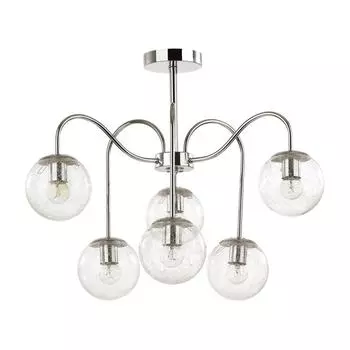 Люстра DARCY, 6x60Вт E27, цвет хром,