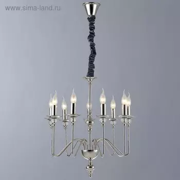 Люстра Dayton, 9x60Вт E14, хром