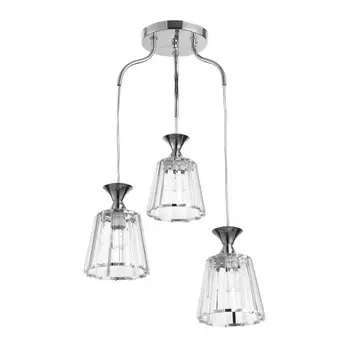 Люстра BayerLux «Дейбен» 3хЕ27 40 Вт серебро 353565 см