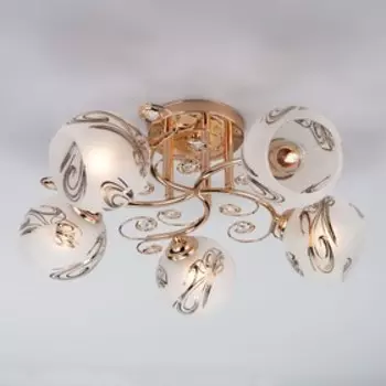 Люстра Delano 5x60Вт E27 золото