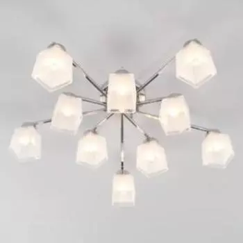 Люстра Delfi, 10x40Вт E27, цвет хром