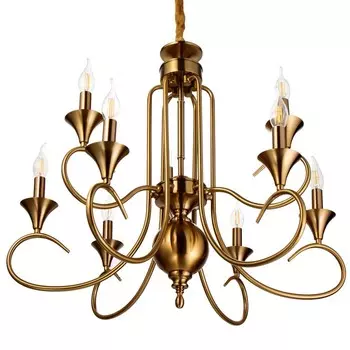 Люстра «Делли» 940 Вт Е14 латунь 707061 см BayerLux