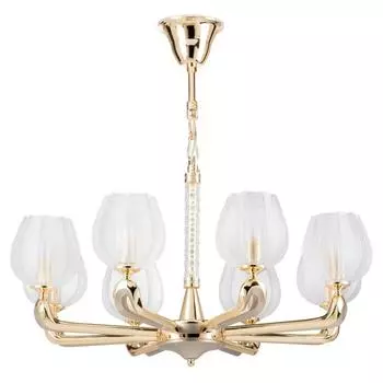 Люстра Delta, 8x40Вт E14, цвет золото