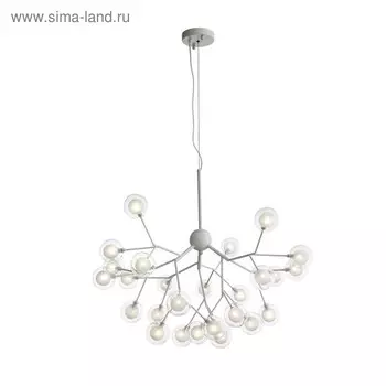 Люстра подвесная St Luce. SL376.503.27. Demele. 27х2 Вт, G4 LED, 3150 Lm, 75х75 см, цвет белый