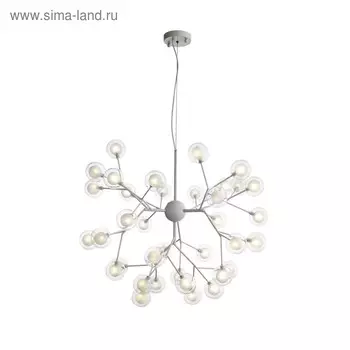 Люстра подвесная St Luce. SL376.503.36. Demele. 36х2 Вт, G4 LED, 4200 Lm, 80х80 см, цвет белый