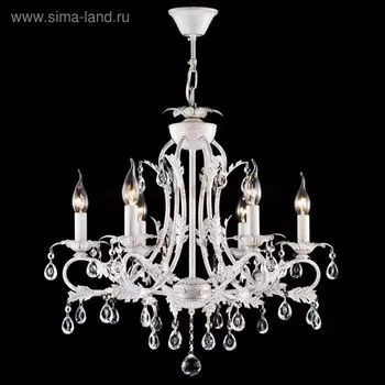 Люстра Dezi 6x60Вт E14 белое золото